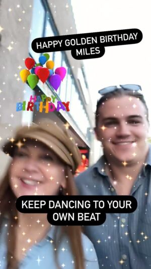 Renee O'Connor Instagram - Happy 22nd Birthday, Miles!! 
The journey of a million Miles, starts with a single step.
❤️❤️❤️
@miles_muir