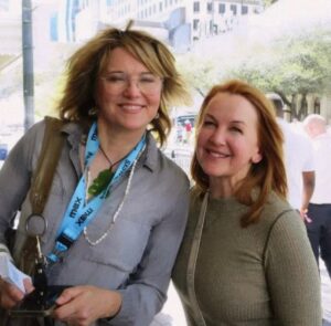 Renee O'Connor Instagram - Congratulations Lucy on your directorial debut, Never Look Away, a riveting documentary about the first female New Zealand CNN videographer, Margaret Moth. I loved it, Lucy. You have many skills!! 
@reallucylawless 
@sxsw 
#SXSW
Photo by @xenawarriorprincess_addicted