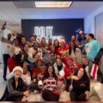 Renee Montgomery Instagram - Things I didn’t know were lit: Holiday Office Parties 🔥🔥 @atlantadream work hard - play hard 🥰