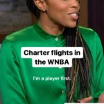 Renee Montgomery Instagram – @reneemontgomery on charter flights and the growth of the WNBA. 

#wnba #sportstalk #basketball #womeninsports #sports #sportsreels
