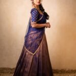 Reshma Venkatesh Instagram - 💜 @kaviyaartistry_off @anjushankarofficial @roselinhairstylist @achusai_makeupartist @vivahbridalcollections @navin.appu