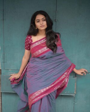 Reshma Venkatesh Instagram - 🌝🍃

📸✨@gowtham__rajendran 
🥻🌻@yoshnasbyela 
🕊✨@arunprajeethm