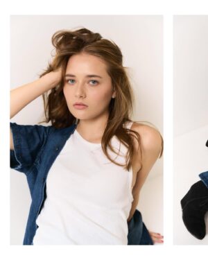 Reylynn Caster Instagram - a lover of denim on denim 

amazing unretouched shots by @adamhendershott !!