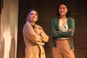 Rhea Norwood Instagram - THE CITY by Martin Crimp 🔪 
📸 @craigfullerphotography 

Loved loved loved this show! ❤️‍🔥Thank you @aaronfinnstagram for wonderful direction and the opportunity to play such an eccentric character! Thank you @_alexcrook_ @camilla.aiko @monsikelah for being such a joy to play with! And thanks to everyone who came to see us- it really really came alive with an audience!! Such weird and wonderful theatre fun! 🌃🔪👀