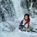 Rhema Ashok Instagram - Inhale present! Exhale past! Everything is going to be okay. Actually, it’s going to turn out better than okay!!! You’ll see ♥️🤌🏻 📍Viripara waterfalls, Munnar. Kerala Thanks mummy for the beautiful pictures 🫂