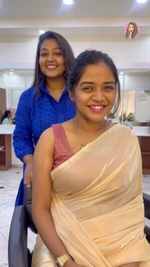 Rhema Ashok Instagram - Come with me for a shoot! ♥️

Most memorable shoot I’ve done recently for @rhemas_bellezza_atelier 
With this cutie @mrs_vennamava 🫂 Such a sweetheart she is :) can’t wait to hold kutty vennamava or vennamavan 😂♥️

I have to thank my entire team, who made this shoot a huge success! @flora_beauty_care05 @jaihindh_photography @taj_gold_covering @vastraelite @sharmila_makeupartistry ♥️✨