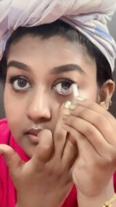 Rhema Ashok Instagram - GRWM for Vijay Antony Live in concert 🔥♥️ Always a huge fan of @vijayantony and i had crazy time to be there, just relish and cherish the whole night 🥳 And this is my simple, light coverage daily wear makeup! Was so excited creating this look 😍 Product used: Moisturiser: @pondsindia Sunscreen: Avacod cream Lip balm: @reneeofficial Base: @healthandglow Blush: @plouise1 Compact powder: @maccosmeticsindia Highlighter: @paccosmetic Setting spray: @urbandecaycosmetics Eyebrows: @paccosmetic Eyeshadow: @vahmaya.in Lash curler: @maybelline Mascara: @maccosmeticsindia Fake lash: @vahmaya.in Lash fixer: @paccosmetic Lense: @freshlook_in Lipliner: @hisugarpop Lip tint: @insightcosmetic & @faebeautyofficial