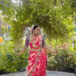 Rhema Ashok Instagram - Butterfly is a paid actor 🦋🥹 Done with an amazing shoot! Pictures will be out soon :) Mua: @vims_makeover Wearing: @frontiers_fashion_lounge Jewellery: @shimmabridalcollection Location: @iconiicfilmcity Dop: @studiok7.cbe @jaihindh_photography