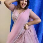 Rhema Ashok Instagram – In the world full of people who loves to be “zero size” here I’m loving my “திம்சு கட்டை” chubby size 🔥🤟🏻

Mua: @miss_pretty_makeoverartist 
Hairstylist: @spotlessglow_011 
Wearing: @lithas_rentals