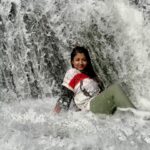 Rhema Ashok Instagram - Inhale present! Exhale past! Everything is going to be okay. Actually, it’s going to turn out better than okay!!! You’ll see ♥️🤌🏻 📍Viripara waterfalls, Munnar. Kerala Thanks mummy for the beautiful pictures 🫂