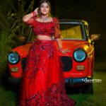 Rhema Ashok Instagram - Entering the “soft girl” era. Anything that isn’t for me and/or disturbs my peace, has to go 🦋🌺 Mua: @ramya_muah Wearing: @frontiers_fashion_lounge Jewellery: @vinodevbridaljewellery Dop: @jaihindh_photography Location: @iconiicfilmcity