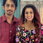 Rhema Ashok Instagram – Nice meeting you sir @worldofsiddharth ♥️🤌🏻

Best wishes for “CHITHHA” movie! Waiting to watch the movie and experience an emotional thriller!! 🫶🏻

#chittha #moviepromotion #sidharth #tamilcinema