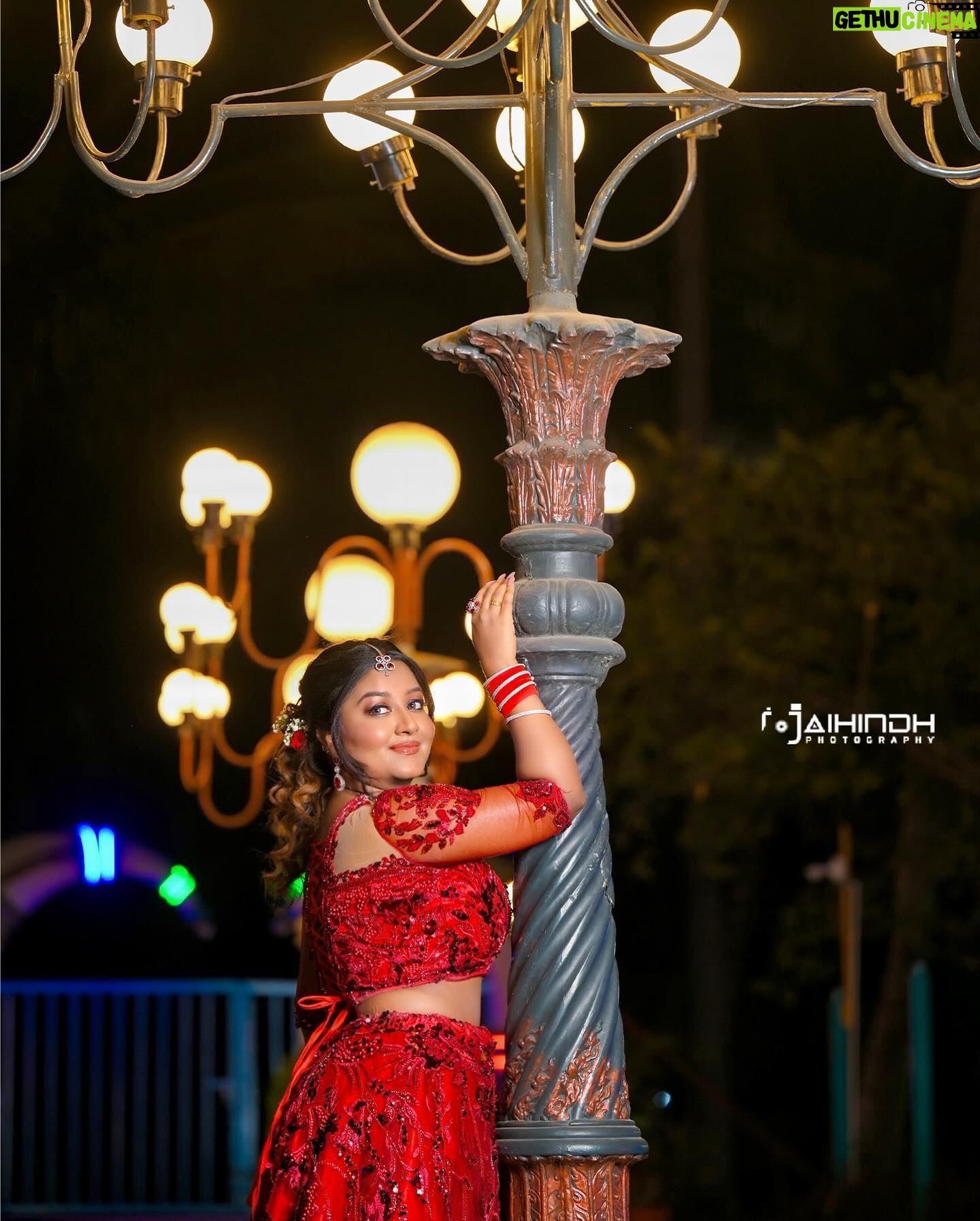 Rhema Ashok Instagram - Entering the “soft girl” era. Anything that isn’t for me and/or disturbs my peace, has to go 🦋🌺 Mua: @ramya_muah Wearing: @frontiers_fashion_lounge Jewellery: @vinodevbridaljewellery Dop: @jaihindh_photography Location: @iconiicfilmcity