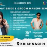 Rhema Ashok Instagram – Whether you’re a pro or just passionate about beauty, Actress & celebrity makeup artist Ms.
Rhema Ashok’s workshop has something for you ♥️✨

Elevate your makeup game with us :)
At just 1999/- only 🫶🏻

Knowledge on:
• DUSKY SKINTONE MAKEUP TECHNIQUE
• BRIDE & GROOM MUHURTHAM LOOK
• SWEAT PROOF MAKEUP TECHNIQUES
• PRODUCT KNOWLEDGE
• TOOL KNOWLEDGE
• ADVANCED TECHNIQUES

Benefits of the seminar:
* Learn From Expert
* Earn certificate from Celebrity Make up Artist & Television Artist Miss Rhema Ashok
* Photo shoot with Celebrity
* Light Refreshments
* Lunch
* Groom make up seminar very first time in
Krishnagiri
* Extend your make up skills to next step with advance techniques
* Less investment for your successful business.
* Gift hamper
* Lucky draw

DATE: 25/ 05 /2024
DAY: Saturday
TIMING: 9:00am – 7:00pm
VENUE: Rkv Residency, Krishnagiri 

FOR REGISTRATION: 7339065363 / 8778308627
#rhemasbellezzaatelier™️ ✨