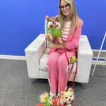 Rhian Sugden Instagram – Highlight of my day! Getting caught up in a chihuahua beauty pageant on @packedlunchc4 🎄🐾

Thanks for having me. (No, I wasn’t part of the parade, upsettingly) 😏 x