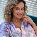 Rhian Sugden Instagram - Super curly hair definitely makes me look at least 3 months younger (and like I’ve been dragged through the 80’s and back) 📸 BTS #curlyhairstyles #retrohair