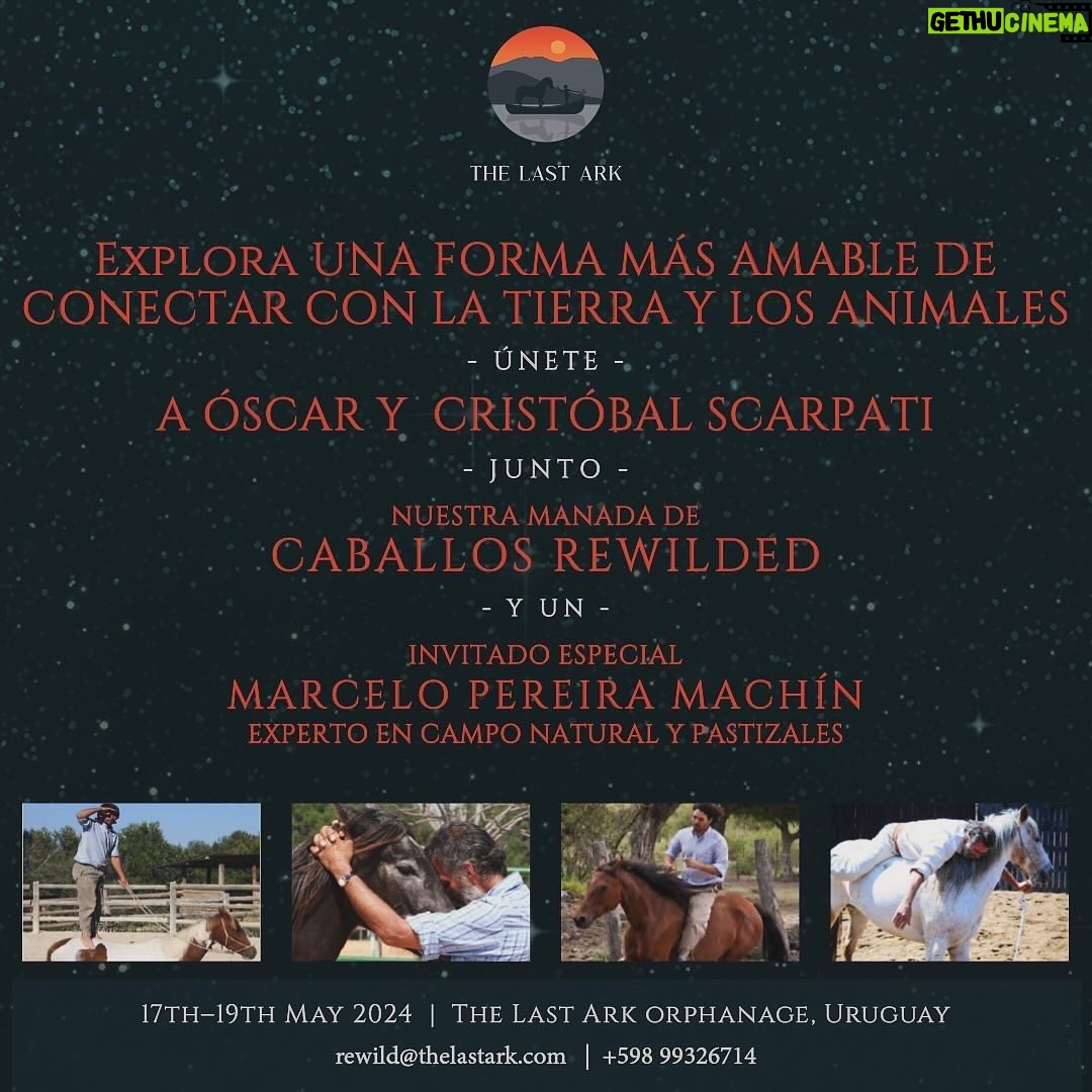 Rhona Mitra Instagram - Adaptado del pueblo indígena Ranquel de Argentina, Scarpati Horsemanship es una forma única de entrenamiento de caballos que enfatiza la conexión, la comprensión y la confianza mutua entre el caballo y el ser humano. ✨ Oscar y Cristóbal Scarpati son venerados por su dominio de la “Doma India”, un antiguo estilo indígena argentino de entrenamiento de caballos que encarna una filosofía de respeto mutuo y comprensión entre caballo y humano.✨ Una clínica inmersiva acerca del caballo con dos de los expertos más reconocidos de Argentina, organizada en el santuario The Last Ark. Reimaginando la asociación entre el hombre y el caballo.✨ Los esperamos para disfrutar de tres días transformadores en los que atravesaremos un portal para compartir otra forma… una forma más amable… de asociarnos con la tierra y los caballos…. 17 al 19 de mayo contacto rewild@thelastark 598 99 326 714 para cualquier detalle enlace en biografía ⬆️ 🔗 Link in bio @cristobal_scarpati @scarpatidomaindia @oscar.scarpati @thelastarkorphanage
