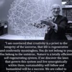 Rhona Mitra Instagram - It is now highly feasible to take care of everybody on Earth at a higher standard of living than any have ever known. It no longer has to be you or me. Selfishness is unnecessary. War is obsolete. It is a matter of converting the high technology from weaponry to livingry.” - R. Buckminster Fuller @thelastarkorphanage #rewildrememberrehabilitate #sacredgeometry #weaponryintolivingry #painintopurpose #soldiersofsymbiosis @buckyfullerinst