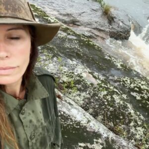 Rhona Mitra Instagram - Because Surviving the dark ages means The medicine has to run deeper than the poison… Biblical storms this past week always remind me who’s actually in charge… 🍄‍🟫🩶🐴⛈️🦛