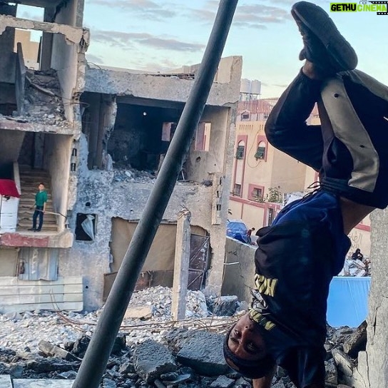 Rhona Mitra Instagram - This is the magic and tenacity of spirit youd be hard pushed to find in many cultures given the horrific and unforgivable circumstances. @free.gaza.circus which was founded in 2018 took it upon themselves as the bombs started dropping, in-spite of losing members of the group day by day, to keep spreading as much joy and love as humanly possible to the children and orphans of Gaza. I messaged briefly with Mohammed one of the founders yesterday who’s current broken state is not mirrored in this montage. Men who frankly deserve awards for performances of a lifetime. Quite literally. For authentic true heroism and courage. He asked that I pass on their story, not for donations, they have nowhere to spend money and nothing to buy. Tomorrow they may no longer be here. But he asked that we keep the essence of their true spirit and journey alive. You can not eliminate fires that burn this bright, so by sharing this video and following this journey we help keep that inextinguishable fire Lit… 🔥 Thank you @free.gaza.circus You are seen 🪁
