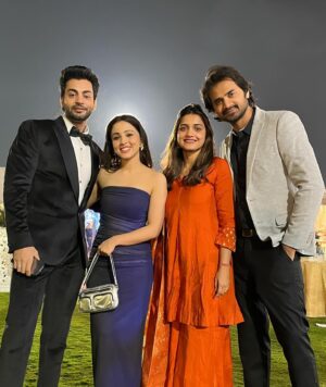 Richa Rathore Instagram - Wishing you both a lifetime of happiness❤️
A night full of love, laughter and good food💃
Thank you @itsprateeksharma Sir