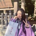 Rie Kitahara Instagram - 🐉 今年もよろしくお願いします。 後厄なので 厄祓いしてきました！ 優しさや思いやりを忘れない 2024年にしたいね❤️‍🩹 #明治神宮
