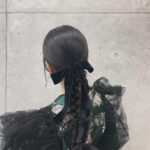 Rie Kitahara Instagram – 💚🖤

@george828 さんメイク💄♡

 #make #makeup #hairmake