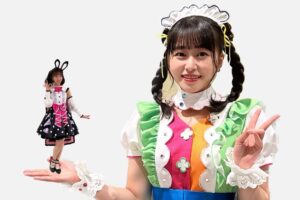Riho Iida Instagram - .
.
史上最多数のキャストのみなさん✨豪華！
(※プリティーシリーズ公式さんから写真お借りしました)

ポォロロ手乗りあまり🐰🍃
アニメと同じサイズ感だったらこれくらいかな〜🤍

#プリティーシリーズ
#pripara
#香田澄あまり