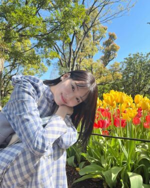 Riho Nakamura Instagram - 春を感じてきた〜！
🌸🌷🌼🪻