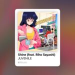 Riho Sayashi Instagram - JUVENILE/ SHINE feat.鞘師里保（from INTERWEAVE 03） Music by JUVENILE @juveniletalkbox Lyrics by ASOBOiSM @asobo_ism feat.で参加させていただきました。 歌詞もじっくり聴いて読んでみて。 呼んでくださったJUVENILEさん、 ASOBOiSMさんのお二人と共に とても楽しい制作期間でした^ ^🌟
