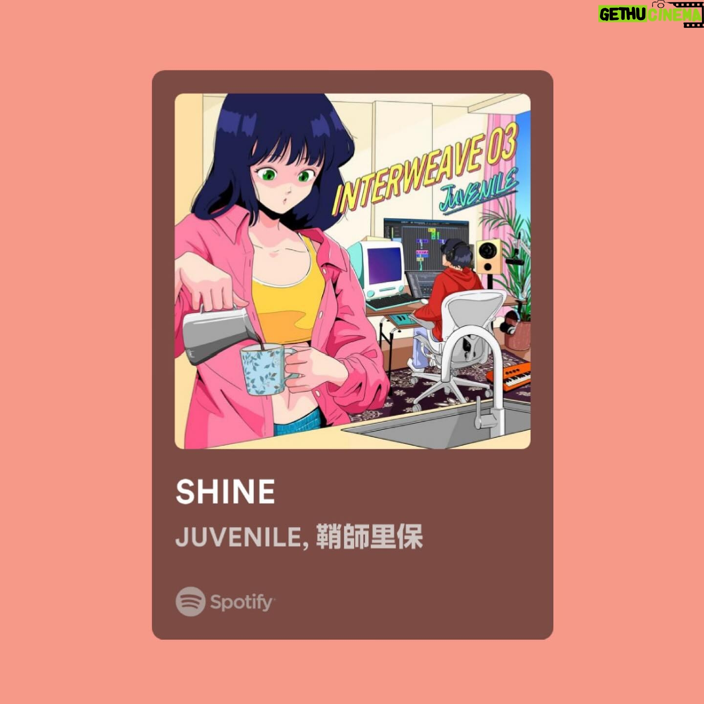 Riho Sayashi Instagram - JUVENILE/ SHINE feat.鞘師里保(from INTERWEAVE 03) Music by JUVENILE @juveniletalkbox Lyrics by ASOBOiSM @asobo_ism feat.で参加させていただきました。 歌詞もじっくり聴いて読んでみて。 呼んでくださったJUVENILEさん、 ASOBOiSMさんのお二人と共に とても楽しい制作期間でした^ ^🌟
