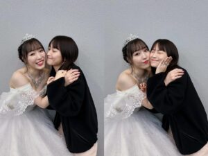 Riho Sayashi Instagram - ふくちゃん、13年間本当にお疲れ様でした。 信じられないくらいに綺麗だったよ。かっこよかった。 ふくちゃんが繋いで築いた愛がこの瞬間をつくったんだなぁ。 ありがとう。 ゆっくり休むんだよ。 そして、これからもよろしくね。 大好き🩷
