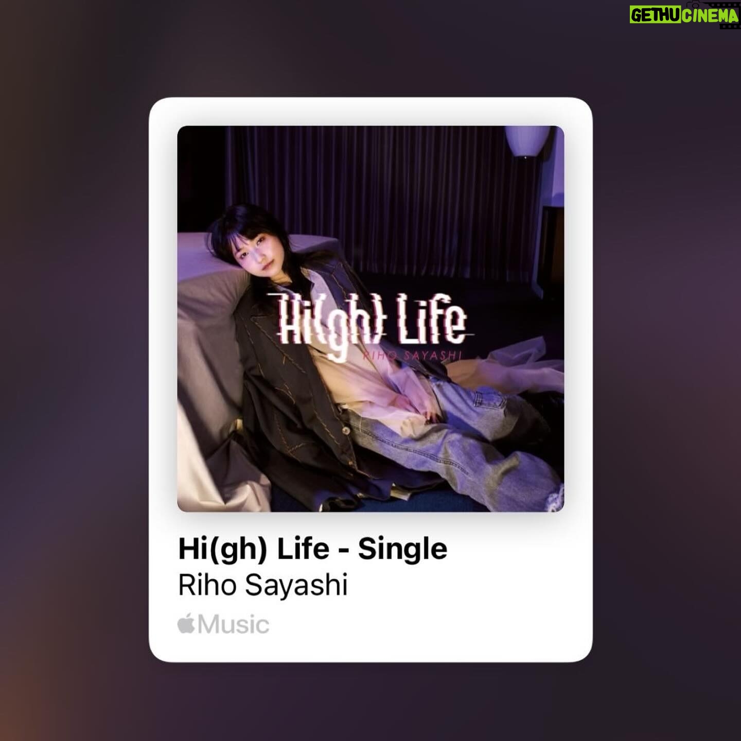 Riho Sayashi Instagram - Hi(gh) Life is now available❤️🔥 Hi(gh) Life 配信開始しました。 音と私の声が皆さんの心にぴったりじんわり、 出来たらいいな。 是非聴いて、感想聞かせてください。 夜にはライブver.のMusic Videoも公開予定です。 Track2のalchemyを歌わせて頂いてる&出演中の ドラマ『推しを召し上がれ』は、 本日深夜1時〜第4話放送です^ ^ Credits: Hi(gh) Life @______yacco @shinta.178.210 alchemy -Special ver.- @masatomi_ @nenashi_music Melt & Simply Me mush up @parkgolf1 @yoriko728