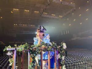 Rikako Aida Instagram - トロッコのお花の装飾かわいかった🪷