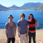 Riki Lindhome Instagram – Brunette. South Africa. Snake. And as always, the pinnacle of fashion. @aaronpaul @streatclark #lasthouseontheleft #tbt