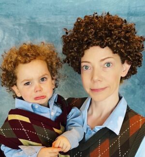 Riki Lindhome Instagram - Brennan and Dale. #stepbrothers #halloween 🎃