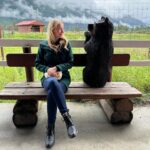 Riki Lindhome Instagram – Making new friends in Alaska 🧸🏔️