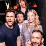 Riki Lindhome Instagram - It felt so good to get back on stage. I asked @britanickcomedy if I could play two non-comedy songs from my infertility musical on their comedy show and because it’s @bjmcelhaney & @nickkocher they said yes. Thank you for letting me serenade people with details about my endometrial lining. 🎶🤰 📸 by @jill.petracek