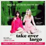 Riki Lindhome Instagram - March 19th at @largolosangeles 🥂