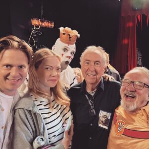 Riki Lindhome Instagram - Thank you @puddlespityparty for having me in your show. What a fantastic night. @timheidecker #ericidle #neilhamburger #davidyow @dynastytypewriter