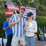 Riki Lindhome Instagram – I’m honestly too pale to picket in this sun but here we go. #wgastrong #sagaftrastrong #strike