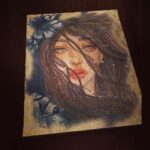 Rikka Ihara Instagram - 想って描くのは幸せでした。。 for @suzu.hirose.official