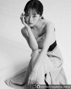 Rikka Ihara Instagram - 発売されてます。是非 #repost 【#BARFOUT! 2022年12月号(11月18日発売)表紙／#ジェシー(#SixTONES)】 #伊原六花 さんご登場です！可憐な伊原さんですが、相撲の常識を覆す新しい時代の青春ストーリー『#シコふんじゃった！』ではピンと片足ずつ足を伸ばし、たくましく四股を踏みます。 伊原さん演じる大庭穂香と、葉山奨之さん演じる森山亮太のやりとりもすごく面白く、気付けば物語の相撲部を応援しているような温かい作品◎現在、配信中。写真はアザーカット。(松坂) 撮影 / RYOHEI HASHIMOTO スタイリング / 工藤祐司 ヘア＆メイクアップ / NADEA #portrait #culturemagazine #magazine #printmagazine #publishing #photography #photo @barfout_magazine_tokyo