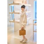 Riko Instagram - 銀座三越にてChloéのWoodyコレクションのポップアップブティックが9月27日より1週間オープンするのでお邪魔しました🧳 可愛いバッグに素敵な店内でした☺︎ #chloe
