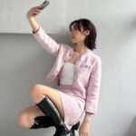 Riko Xi Instagram - 願我每天都是一個Happy Dog😗🩷 @majeparis #MajeParis #MajeGirls