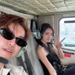 Riko Xi Instagram - 星宇航空x玩港大使小日記😆🤍✨ 1.墨鏡挑戰(外套 @studiodoe ) 2.搭船搭船兒 3.半島酒店直升機初體驗🚁 4.可愛的團隊們🤍🤍(少了兩位攝影🥲) 5.半島酒店勞斯萊斯行程 (平口氣質洋裝 @mercci22 ) 6.CCD店超好逛，買了一台富士🥹💗