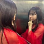 Rin Kurusu Instagram – 写真集の赤いドレスオフショットです💄