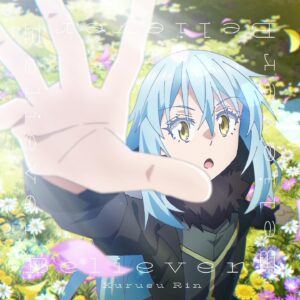 Rin Kurusu Instagram - 本日2ndシングル「Believer」発売いたしました💿
聴いたあと、すっと前を向けるようなあたたかい曲になってます。
「Believer」はTVアニメ「転生したらスライムだった件 第3期」のエンディング主題歌を務めさせていただいておりまふ！
転スラアニメと併せてお楽しみください！