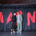 Rin Takanashi Instagram - @marni のショーへ行ってきました。 キレイめなセットアップだけど、スカートのスリットとかサンダルのデザインとかが、マルニらしいルックで🤩 ショーも素敵でした🥺