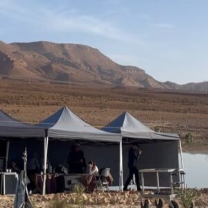 Rina Yang Instagram - for Armani w/ @sydney_sweeney 
dir @jonas_lindstroem 
@iconoclast.tv 
w/ @sachanaceri @sidneybaucheron @yoo__yoo and Olivier   lovely local crew 🇲🇦🌞